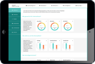 Beispielauswertung auf DearEmployee Insights